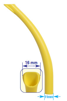 Końcówki ssaka 11 mm małe 10 szt.