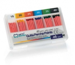 Gutaperka Gutta-Percha Points - META 120 szt.