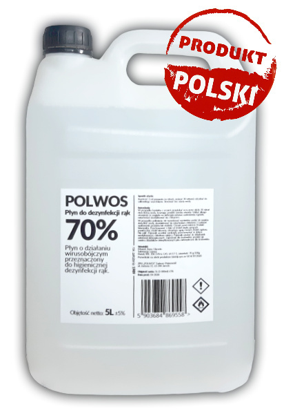 PW Płyn do dezynfekcji rąk 5L 70%