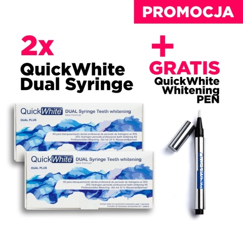QuickWhite Dual Syringe - system do wybielania