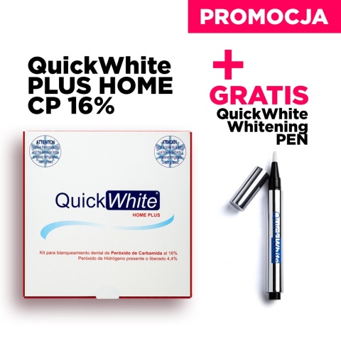 QuickWhite HOME PLUS CP 16% - system do wybielania 10 strzykawek QuickWhite HOME PLUS CP 16% - system do wybielania 10 strzykawek