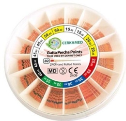 Gutaperka Cerkamed Taper .04 240szt.