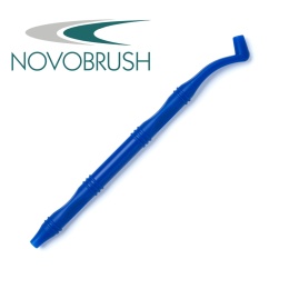 NOVOBRUSH Uchwyt do pędzelków niebieski, prosty/zakrzywiony 3 szt.